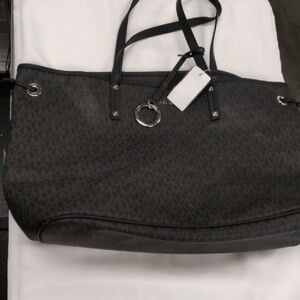 Michael Kors Gray Monogram Tote